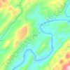 马家坪地形图、海拔、地势