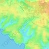 Le Pré Couille地形图、海拔、地势