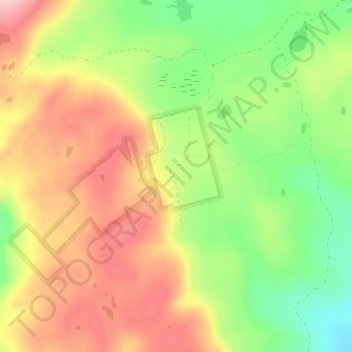 Carbonate地形图、海拔、地势