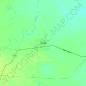 夏河镇地形图、海拔、地势