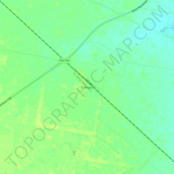 Chenaut地形图、海拔、地势