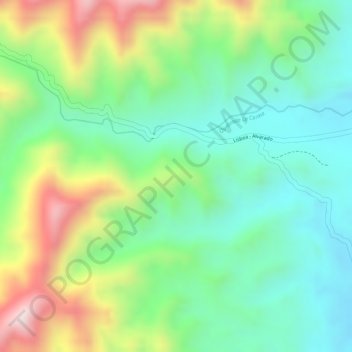 Boqueron地形图、海拔、地势