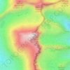 Mount Whitney地形图、海拔、地势