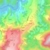 梨山地形图、海拔、地势