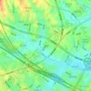 上曹家地形图、海拔、地势