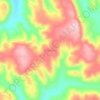 Chanika地形图、海拔、地势