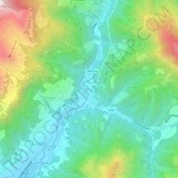 Brozzo地形图、海拔、地势