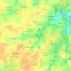 Le Landreau地形图、海拔、地势