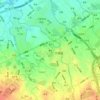 葉厝地形图、海拔、地势
