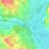 Bitterne Grove地形图、海拔、地势