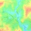 Brilhault地形图、海拔、地势