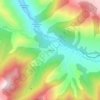 Rebollar地形图、海拔、地势