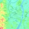 坝美村地形图、海拔、地势