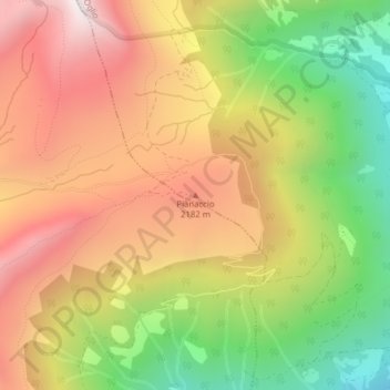 Pianaccio地形图、海拔、地势
