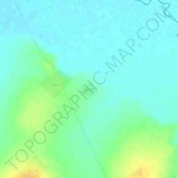 太阳村地形图、海拔、地势