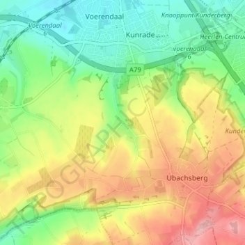 Winthagen地形图、海拔、地势