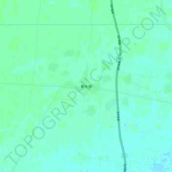 黄夹镇地形图、海拔、地势