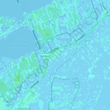 Baarlo地形图、海拔、地势