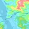 湾坞镇地形图、海拔、地势