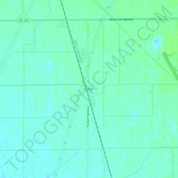 Riceton地形图、海拔、地势