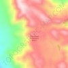 Guadalupe Mountains地形图、海拔、地势