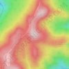 Bearfence Mountain地形图、海拔、地势