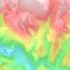 Les Salces地形图、海拔、地势