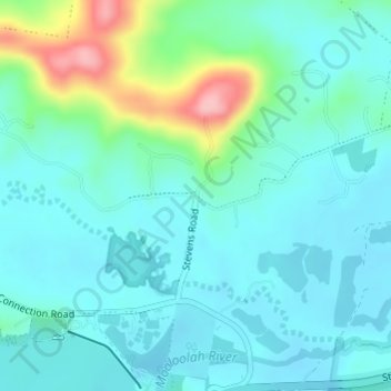 Glenview地形图、海拔、地势