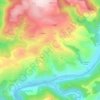 Marabonne地形图、海拔、地势