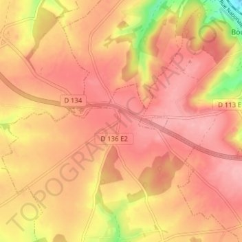 Lambus地形图、海拔、地势