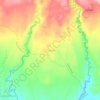 El Santo地形图、海拔、地势