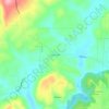 Cane Creek地形图、海拔、地势