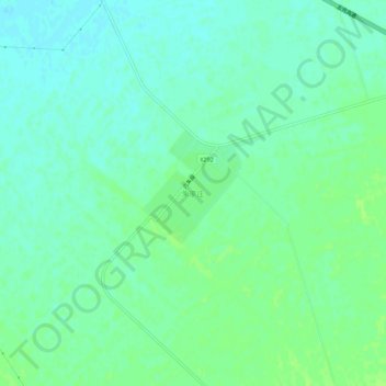 朱家庄地形图、海拔、地势