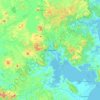 旺阿雷地形图、海拔、地势