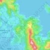 孟公屋地形图、海拔、地势