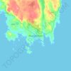 Skudeneshavn地形图、海拔、地势