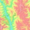 德钦县地形图、海拔、地势
