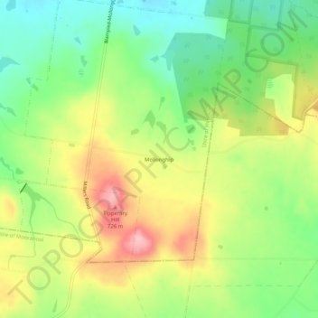 Mollonghip地形图、海拔、地势