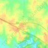 Dresden地形图、海拔、地势