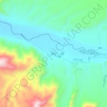 博依地形图、海拔、地势