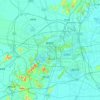 徐州市地形图、海拔、地势