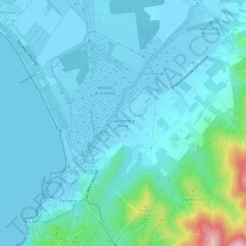 Case Fonte al Cerro地形图、海拔、地势