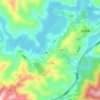 那律地形图、海拔、地势