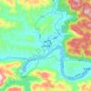 龙舟坪镇地形图、海拔、地势
