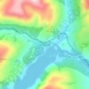 Glenfinnan地形图、海拔、地势