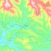 石燕河村地形图、海拔、地势