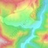 荷叶地形图、海拔、地势