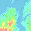 Charleston地形图、海拔、地势