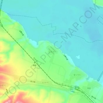 王庄村地形图、海拔、地势