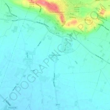 Grazioli Propito地形图、海拔、地势